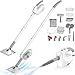 10-in-1 Steam Mop with Detachable Handheld Steamer, Multi & Up Steamer for Cleaning with 350ml Tank,10s Heat-Up, 7M Cord, 120℃ 1300W Powerful Floor Steam Mop for Hardwood Floors, Grout, Carpet