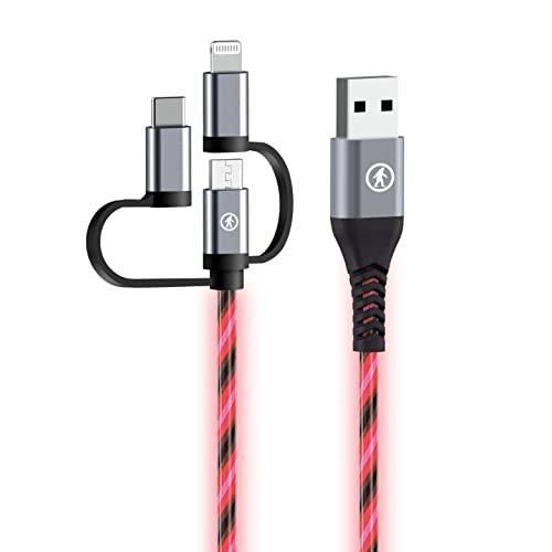 Outdoor Tech Calamari Glow 3-in-1 Charging Cable (Multiple Tips - ...