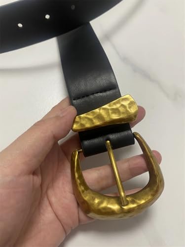 Pohullan Women Vintage Pu Leather Dress Belts Decoration Wide Belt Clothing Accessories3