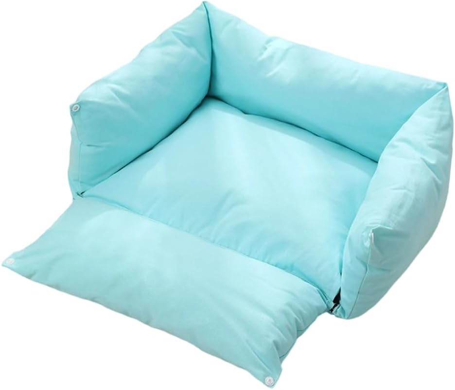 Cama para Perro Pequeña con Funda Removible, Almohadón Suave