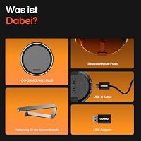 OOONO Co-Driver NO2 Plus Aluminium – Optimierter Co-Driver fürs Auto Warnt vor Tempo-Kontrollen und Gefahrenstellen – Wiederaufladbar – LED-Anzeige – CarPlay & Android Auto kompatibel – Ansicht 8