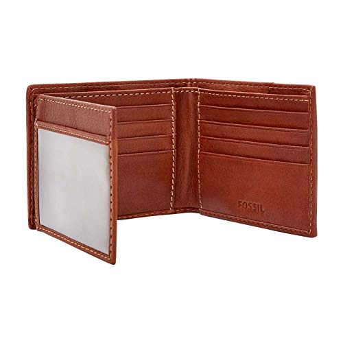 Fossil SML1390210 Mens Lufkin Wallet, Brown, yth m, Classic2
