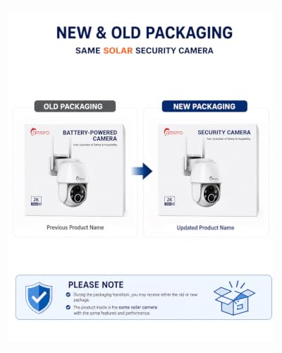 CAMSTRO 2K Solar Security Camera Wireless Outdoor with WiFi 6, Split Solar - image 5