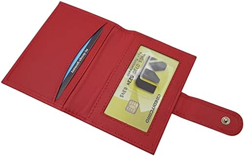 Porte Clef Cuir Cuir De Veau Pochette De Carte D'identité Et Porte Carte De Crédit MJ Etui A Cle