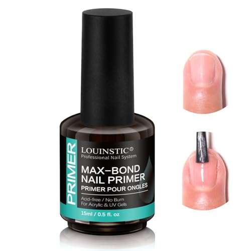 Professional Acid-Free Nail Primer, Fast-Drying Nail Bond for UV Gel Nails, Acrylic, Gel Polish. No Lift, Long-Lasting Adhesion, Salon & DIY Manicure Set, 15ml