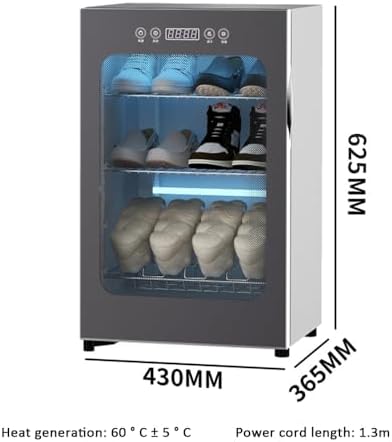 Secador inteligente para zapatos con desodorizador y gabinete rápido 60°C miniatura 2