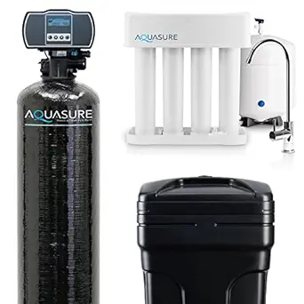 Aquasure 48,000 Grain Whole House Water Filter with Softener and 75 GPD Reverse Osmosis System