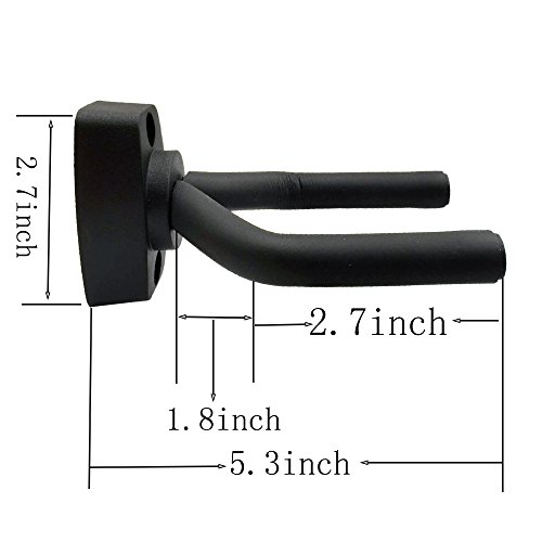 Ff Elaine 5 Pack Guitar Ukulele Bass Mandolin Banjo Violin Hanger Hook Holder Wall Mount #TOP2