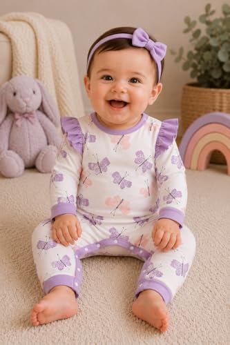 Image of EIO 100% Cotton Rompers Sleepsuits Jumpsuit Night Suits for Infants Newborn Baby Boys & Girls