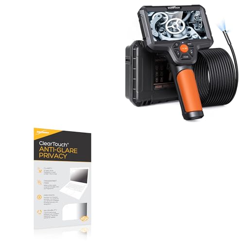 BoxWave Screen Protector Compatible with Depstech Dual Lens 5.0 Video Borescope Inspection Camera (5 in) - ClearTouch Anti-Glare Privacy (2-Pack), Privacy Screen Protector Flexible Film Anti-Glare