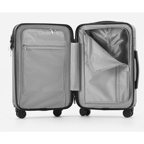 Alloy Frame Suitcase, Smooth Universal Wheel Dry and Wet Separation Suitcase for Travel and Business Trips,Red-20 inches2