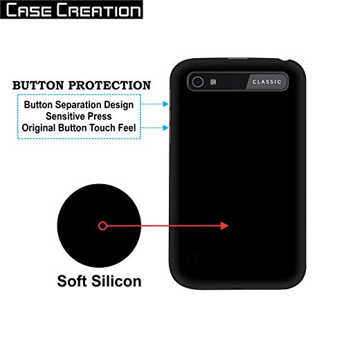 Image of Case Creation Back Cover For BlackBerry Q20 ( TPU|Carbon Black )