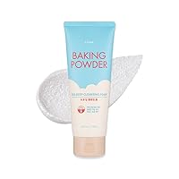 Vista 1 de ETUDE Baking Powder B.B Deep Cleansing Foam, 2 in 1 Rice Bran + Baking Powder, Creamy Bubble + Scrub Exfoliate Skin, Fash Wash, Deep Cleanser for