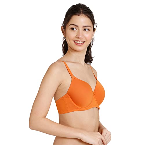 Image of Zivame Women's Cotton Blend Seamless T-Shirt Bra