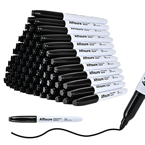 Permanent markers, 100 packs permanent markers bulk, quick drying...