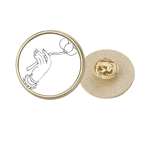 Broche lotus doré pour sublimer vos vestes et écharpes
