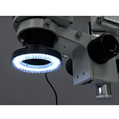 Amscope Led-64-A Microscope Ring Light Illuminator, Stereo Microscope Led Ring Light With Dimmer, 9W 90V-260V 64-Led #TOP4