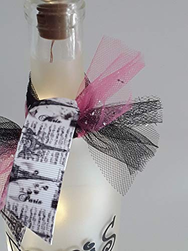 Elegant Parisian Wine Bottle Decor and Gift Set by Femmesavor - Image 3