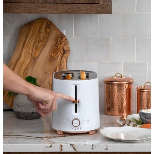 Cafe-Express-Finish-2-Slice-Toaster-Extra-Wide-Slots-Extra-Lift-for-Waffles-Pastries-Texas-Toast-More-4-Pre-Set-Functions-8-Shade-Options-Countertop-Kitchen-Essentials-Matte-White