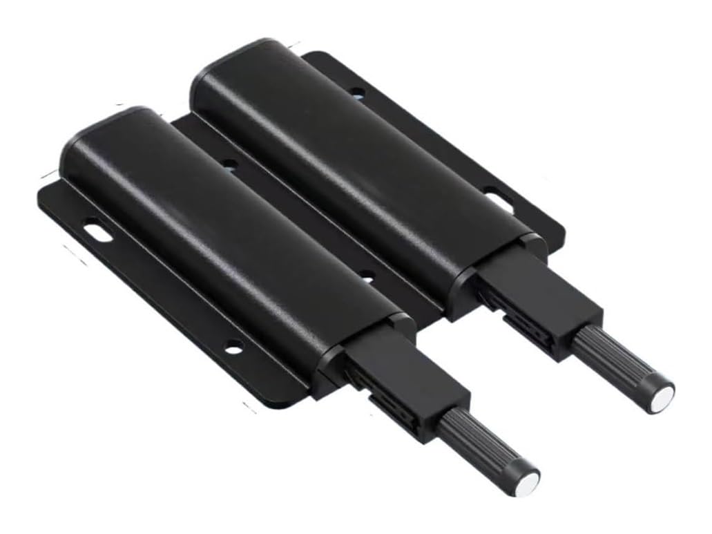 Loquet de porte magnétique silencieux en caoutchouc 89x45 mm pour armoire (Lot de 2)