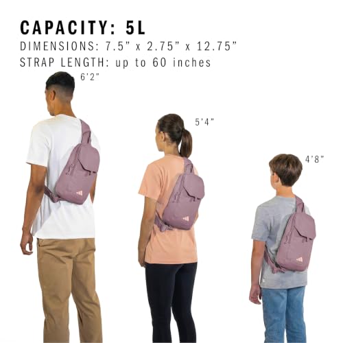 Image of adidas Essentials Sling Bag | Adjustable Strap, Secure Zip Pockets, Wears Crossbody, Phone Strap Pocket, Locks In Essentials, Everyday & Travel Ready