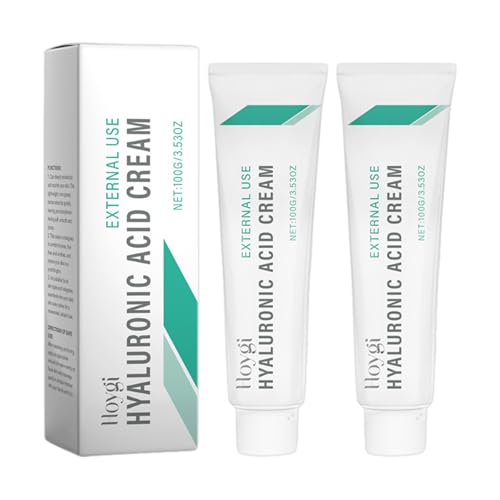 2 Stück Feuchtigkeitscreme Hyaluron Creme Gesicht Hyaluron Serum...