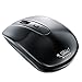 ShhhMouse Wireless Silent Mouse with 1000, 1200 and 1600 dpi switch, 90% Noise Reduction (Battery Included) (1 YEAR US WARRANTY) (Black)