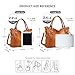 Kattee Leather Handbags Tote Shoulder Bag for Woman Satchel Designer Purse Top Handles Crossbody Bag Large Capacity