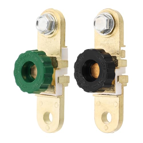 Coupure de batterie avec indicateur visuel | Lot de 2 isolateurs rapides