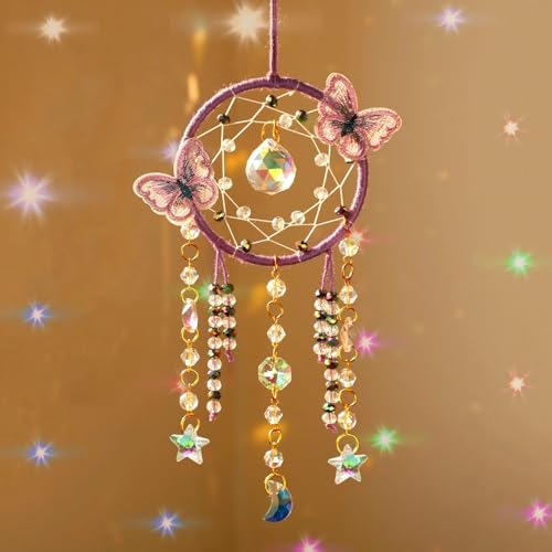 Mannikin With Device Crystal Prism Suncatcher Purple - Image 2