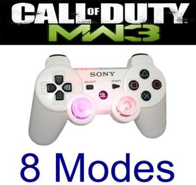 RARE LED Lighting Up Mod Rapid Fire Modded Controller 8-Mode for PS3 MW3 COD5678