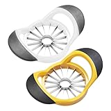 Obstschneider, 16-Segment-Schneider aus robustem Edelstahl | Leichter Birnen- und Apfelteiler mit Entkerner, Gemüse-Küchenwerkzeug, Küchenhelfer