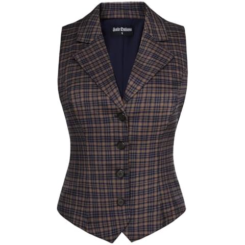 SCARLET DARKNESS Women's Vintage Waistcoat Cover