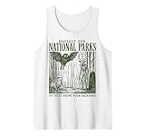 Protect Our National Parks Mothman Cryptid Weirdcore Horror Tank Top