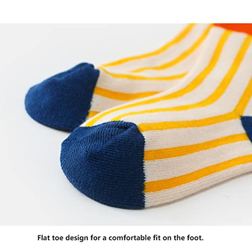 Hiking Socks Baby Socks Non Slip Grip Ankle Sock Autumn Boys Mid-Tube Socks for Boys Socks 3 Pairs Walking Socks3