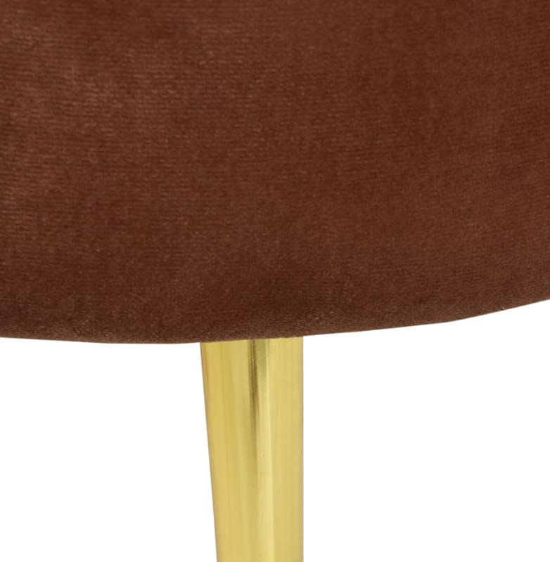 Image of Ottoman Stool for Living Room, Velvet Foot Rest Puffy for Sofa, Foot Stool for Sitting, Modern Puffy Chair for Bedroom, Metal Legs Ottoman for Home Decor, 32 inch Height (Chair-Mouse)