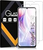 PhoneThrone 2 Pellicole Vetro Temperato per Xiaomi Redmi 13C 5G/4G, Xiaomi Poco C65 – Protezione Schermo 9H, Ultra Trasparente, Anti Graffio, Facile Installazione