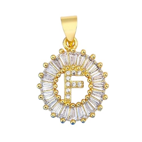 Collier lettre initiale pour femme - Bijou de mode raffiné serti de zircon premium