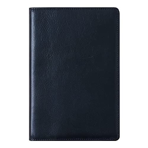 クオバディス 本革(羊革) 手帳カバー 『ジェムレザー』 10×15cm ネイビー QUOVADIS qv10x1527nv