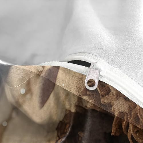 Housse de couette chaton anti-acariens en microfibre douce pour lit simple - 8