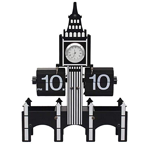 Reloj Big Ben automático flip ideal para decorar mesas de salón y rincones de lectura