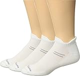 Brooks Run-In 3-Pair Pack White LG (US Men's Shoe 9-11.5, Women's Shoe 10-12.5)