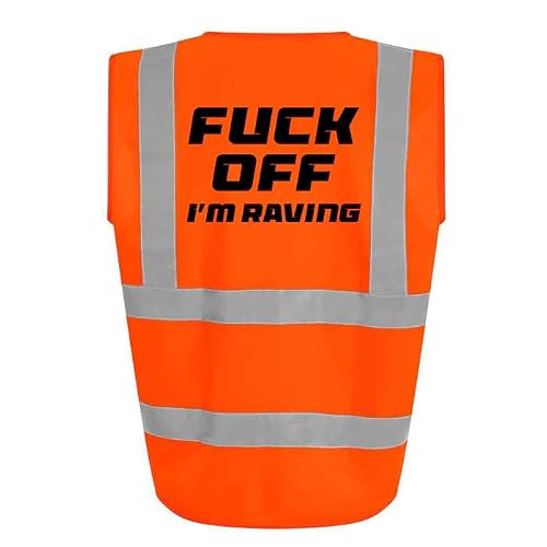 Image of I'm Raving Orange Hi-Vis Vest (L)