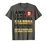 Photo Gallery amo la mia famiglia e la birra regalo per la festa del papà maglietta Photo Gallery amo la mia famiglia e la birra regalo per la festa del papà maglietta