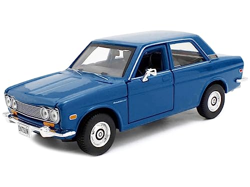 Modelo a escala 1:24 Datsun 510 Blue Maisto