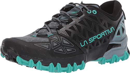 La Sportiva Bushido Ii W Womens Shoes Size: 5.5; Color: Slate/Aqua/Black #TOP12