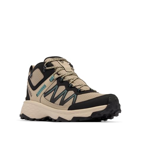 Columbia Peakfreak Rush Mid Outdry, Zapatos para Senderismo Hombre, Lona de Metal marrón, 42 EU