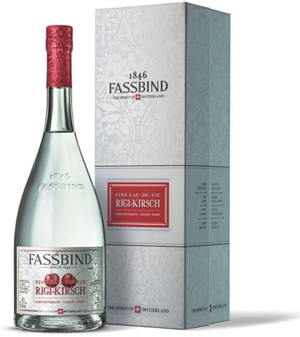 Fassbind Les Eaux de Vie Rigi-Kirsch in Geschenkpackung mit 43% vol. (1 x 0,7l)