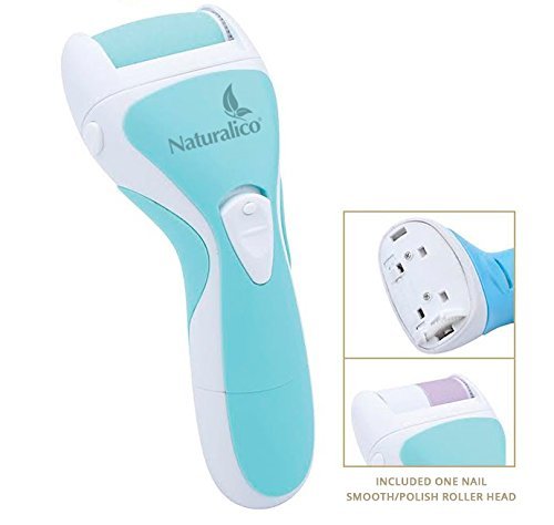Naturalico Waterproof Electric Callus Remover/The Best Rechargeable, Cordless Personal Foot Pedicure File Tool & Shaver| Remove Dead/Hard/Cracked Skin Effortlessly| Your Spa At Home
