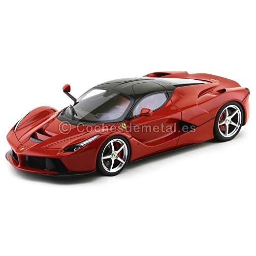 Kyosho – Maqueta de Ferrari LaFerrari – 2013 – Escala 1/18, phr1803r, Rojo